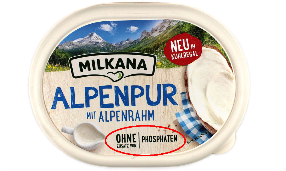 mit Alpenpur Beispiel Sorte Lebensmittelklarheit | Milkana, Alpenrahm