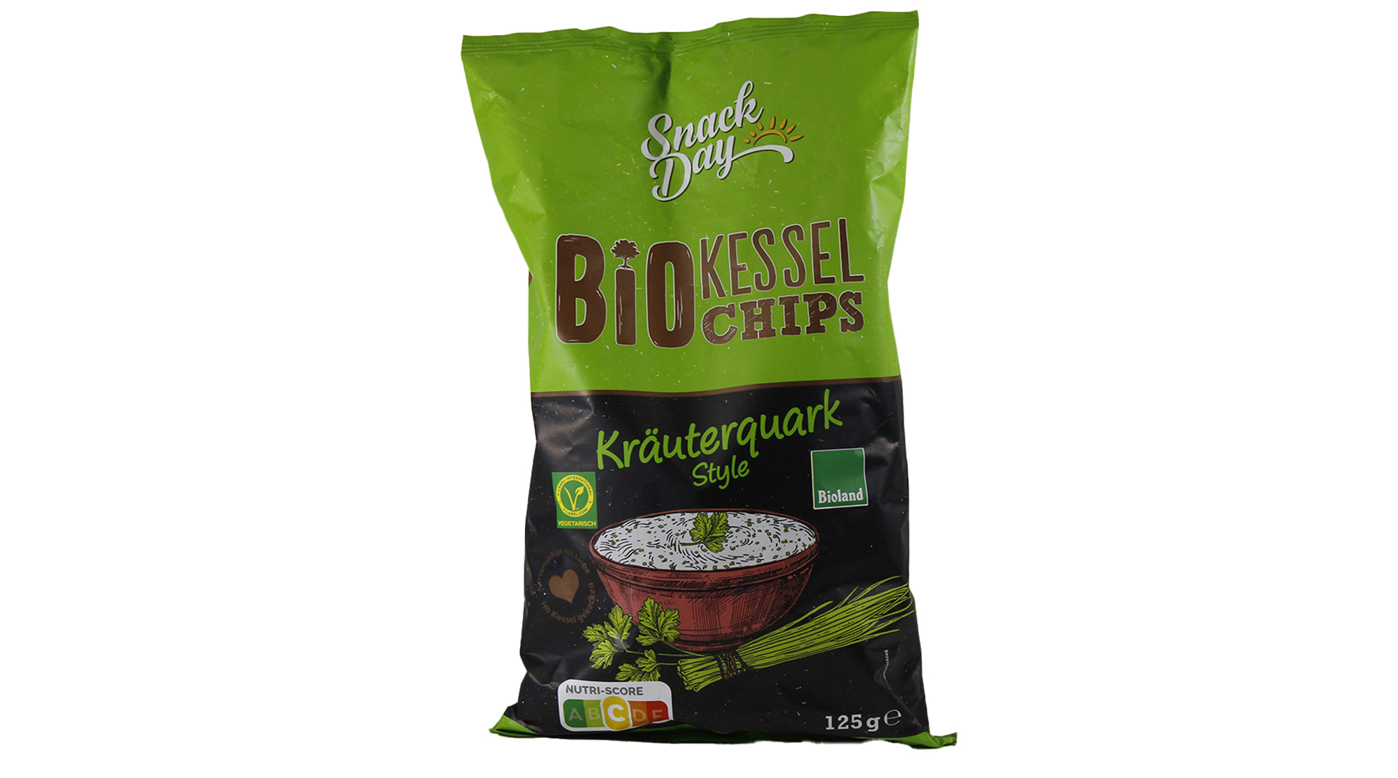 Trotz Werbung mit Kräuterquark nur in den Joghurt Chips Kräuter und Hauch ein | Lebensmittelklarheit