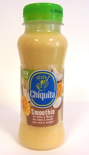 Chiquita Smoothie mit Kokos + Mango | Lebensmittelklarheit