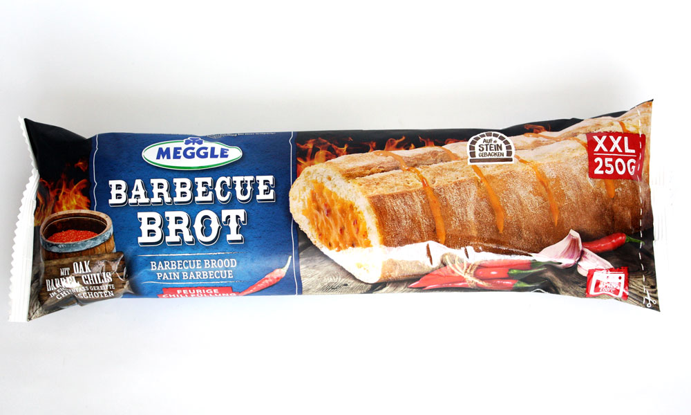Meggle Barbecue Brot | Chili-Füllung Feurige Lebensmittelklarheit
