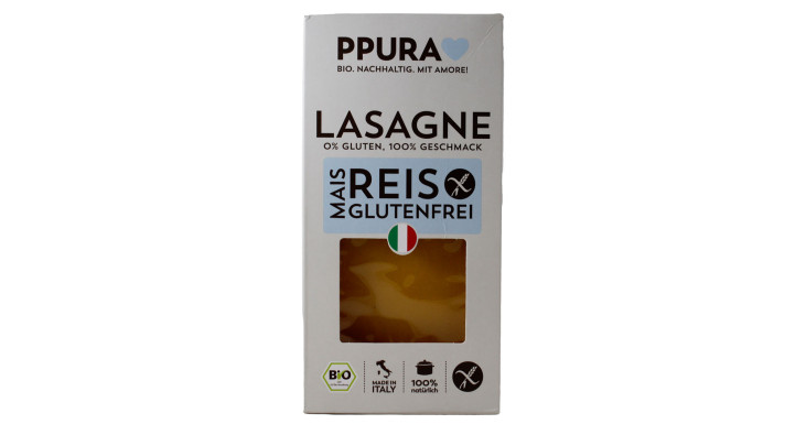 PPura Lasagne Reis glutenfrei