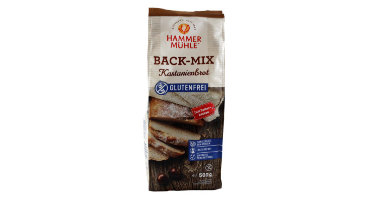 Hammer Mühle Back-Mix Kastanienbrot Bezeichnung + Zutaten, Hammer Mühle 