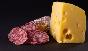 Käse und Wurst
