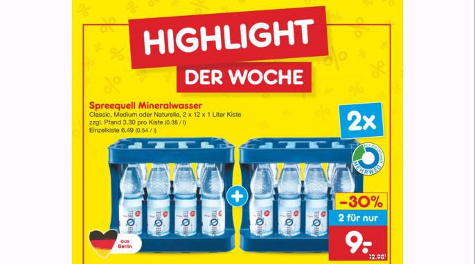 Angebot Spreequell Mineralwasser, Prospekt Netto Marken-Discount vom 04.-09.03.2024, S. 3