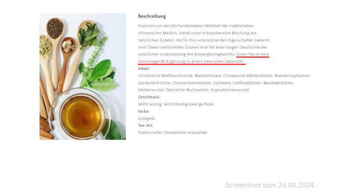 Beschreibung, Herzlich Tee, litiao.de, 02.07.2024