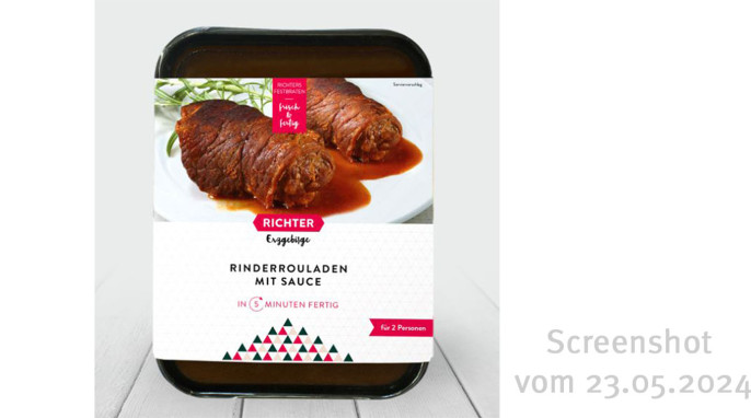 Richter, Rinderrouladen mit Sauce, shop-richter-erzgebirge.de, 23.05.2024