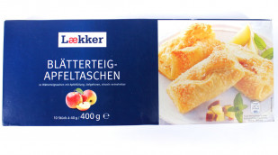 Laekker Blätterteig-Apfeltaschen