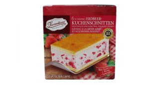 Fürstenklasse 6 Schmand Erdbeer-Kuchenschnitten 