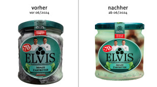 alt: Elvis Minze Zartbitter, vor 06/2024; neu: ab 06/2024, Herstellerfoto