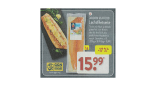 Angebot Golden Seafood Lachsfiletseite, Aldi Nord Angebotsprospekt „Gutes für Al-le“ vom 26.-31.08.2024, Angebote ab 29.08.2024 Angebot Golden Seafood Lachsfiletseite, Aldi Nord Angebotsprospekt „Gutes für Al-le“ vom 26.-31.08.2024, Angebote ab 29.08.2024