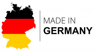 BRD in Deutschlandfarben, mit Text "Made in Germany" BRD in Deutschlandfarben, mit Text "Made in Germany"