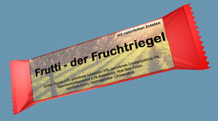 Prototyp eines Fruchtriegels Prototyp eines Fruchtriegels