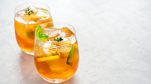Eistee im Glas Eistee im Glas