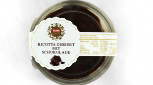 Rewe Feine Welt Ricotta Dessert mit Schokolade 