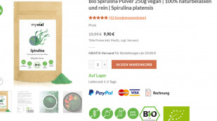 Angebot myvial Bio Spirulina Pulver, myvial.de