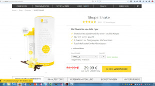 Produktbeschreibung, Shape Shake auf egg.de, Screenshot 11.01.2016