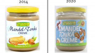 Rapunzel Mandel-Tonka Creme, 2014 und 2020