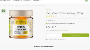 Angebot Bio Löwenzahn-Wonig auf greenist.de