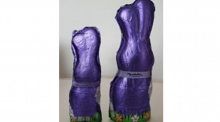 Rückseite Milka Schoko-Osterhase