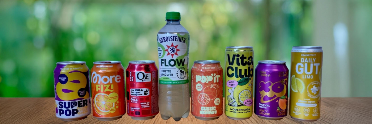 Getränke in Reihe Getränke in Reihe